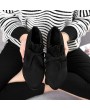 Comfortable Women Pointed Toe Flat Shoes Casual Bowknot Decoration Suede Shoes