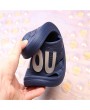 Men Women Summer Slippers Non-slip Indoor Outdoor Couple Slippers Love Heart