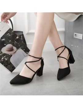 Fashion Sexy Women Sandals High Heels Pointed Toe Party Wedding Dress Shoes