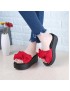 Fashion Large Bowknot Sandals Slippers Women Platform Shoes Summer Beach Shoes