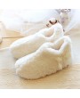 Female Woman Super Soft Coral Velvet Shoes Home Floor Indoor Warm Slippers