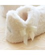 Female Woman Super Soft Coral Velvet Shoes Home Floor Indoor Warm Slippers