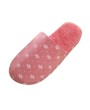 Sweet Snow Flowers Pattern Winter Warm Comfortable Cotton Anti-skid Slippers