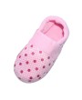 Lovely Dots Indoor Slippers Ankle Wrapped Soft Cotton Non-slip Sole Slippers