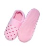 Lovely Dots Indoor Slippers Ankle Wrapped Soft Cotton Non-slip Sole Slippers