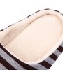 Striped Cloth Bottom Couples Warm Slippers Non Slipping Shoes for Men & Women