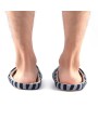 Winter Warm Soft Plush Indoor Home Floor Anti-skid Slippers Striped Cloth