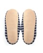 Winter Warm Soft Plush Indoor Home Floor Anti-skid Slippers Striped Cloth