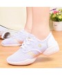 Female Dance Sneakers Soft Mesh Shoes Woman Jazz Ballroom Practicing Shoes