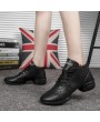 Women Dance Shoes Soft Cow Leather Shoes Sneakers Anti-slip Dance Shoes