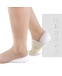 Popular hot style douyin web celebrity invisible increase insole SEBS increase back pad for both men and women breathable shock absorption half pad size white