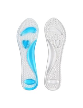 GEL heart-shaped 7-minute mat half-yard invisible massage arch anti-slip mat shock absorption and compression insoles transparent