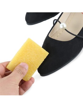 Suede decontamination rubber eraser raw film cleaning shoes snow boots suede fur abrasive skin rubber eraser for men and women yellow (5*7*1)