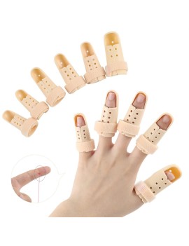 Cross border for PE men and women basketball extensor tendon rupture finger joint dislocation finger fixation splint cover skin color 0 (suitable for 38-42mm finger length)