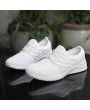 Fly Line Mesh Upper Breathable Sneakers Anti-skid Casual Sports Shoes For Men