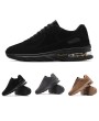 Air Cushion Design Athletic Shoes Vintage Breathable Men Sports Sneaker