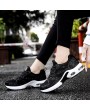 Casual Women Men Couples Outdoor Sport Knitted Air Cushion Sneaker Shoes