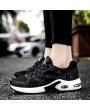 Casual Women Men Couples Outdoor Sport Knitted Air Cushion Sneaker Shoes