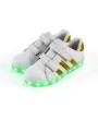 Kids Unisex LED Luminous Shoes Flashing USB Rechargeable Low-cut Shoes