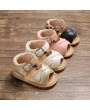 Non-slip shoes for boys and girls 0-1 years old baby sandals with Oxford soles 11CM/ 83g in dark blue