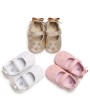 Baby shoes female baby soft embroidered toddler shoes white 13CM/ 48g