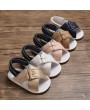 Oxford non-slip bottom breathable baby walking sandals for boys and girls 0-1 years old gold 11CM / 100g