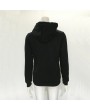 Unisex Long-sleeved Pocket Hoodie with Fashion Letters Print Plus Velvet