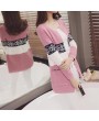 Women Cardigan Knitted Sweater with Pockets Long Sleeve O-Neck Tops Outwear