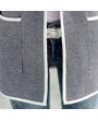 Autumn Winter Medium Length Knitting Cardigan Loose Long Sleeve Coat for Women