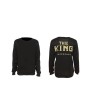 Fashion Star Letters Print Shirt Long Sleeve O-Neck Pullover For Lover Couples