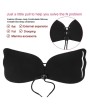 Fashion Women Lady Comfortable Invisible Silicone Bra Lace-up Underwear Top