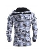 Hooded Long Sleeve Cotton Blend Coat