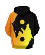 Wolf Print Casual Hoodie