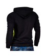 IZZUMI Paneled Raglan Sleeve Hoodie