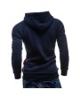 IZZUMI Paneled Raglan Sleeve Hoodie