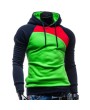 IZZUMI Paneled Raglan Sleeve Hoodie